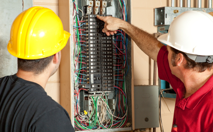 Electrical panel installation
