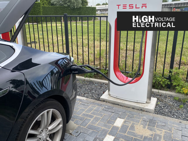 Tesla Supercharger Installation | High Voltage Electrical